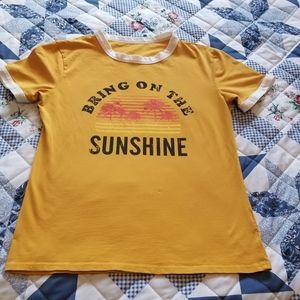 Ladies Bring On The Sunshine Shirt Size Medium